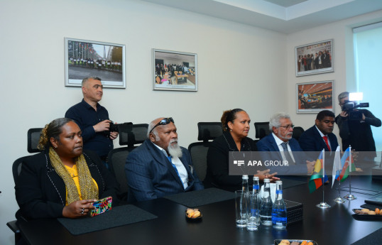 Baku Initiative Group's director met with delegation of New Caledonia Congress-PHOTO 