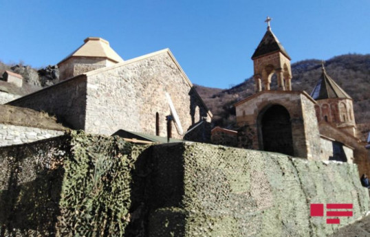 Azerbaijan's State Service to take necessary steps regarding vandalism committed by Armenians in Khudavang monastery