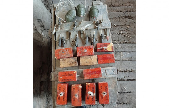 Azerbaijan discovers Armenian-made explosive devices in Khojavend-PHOTO 