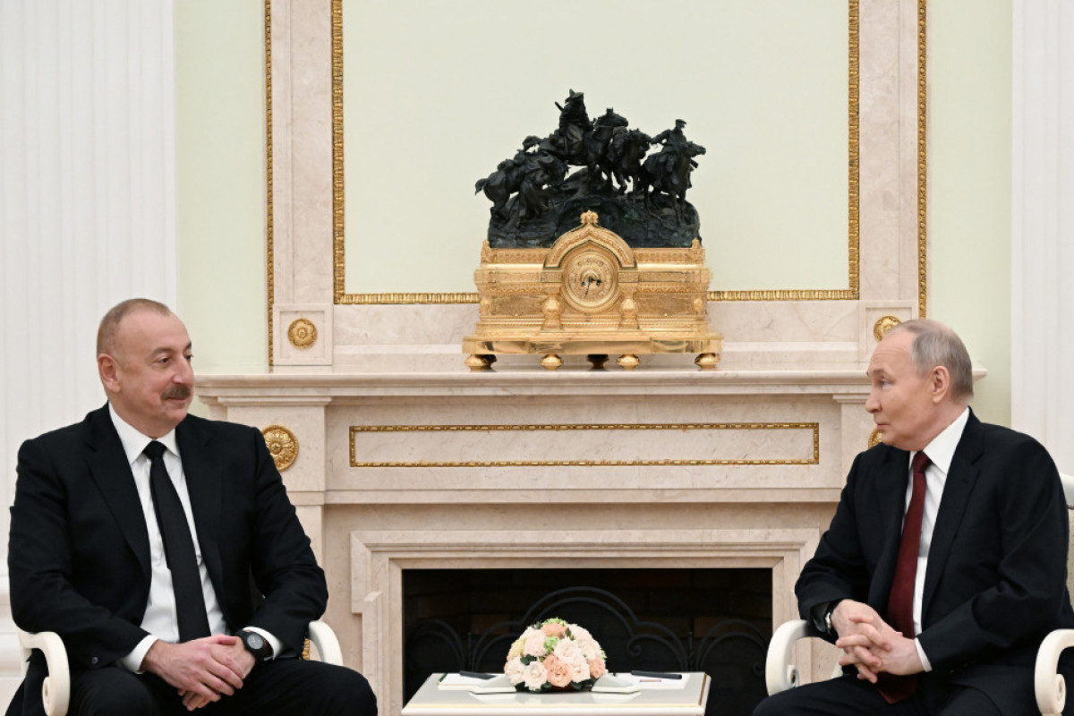 President Ilham Aliyev held one-on-one meeting with President Vladimir Putin-UPDATED 