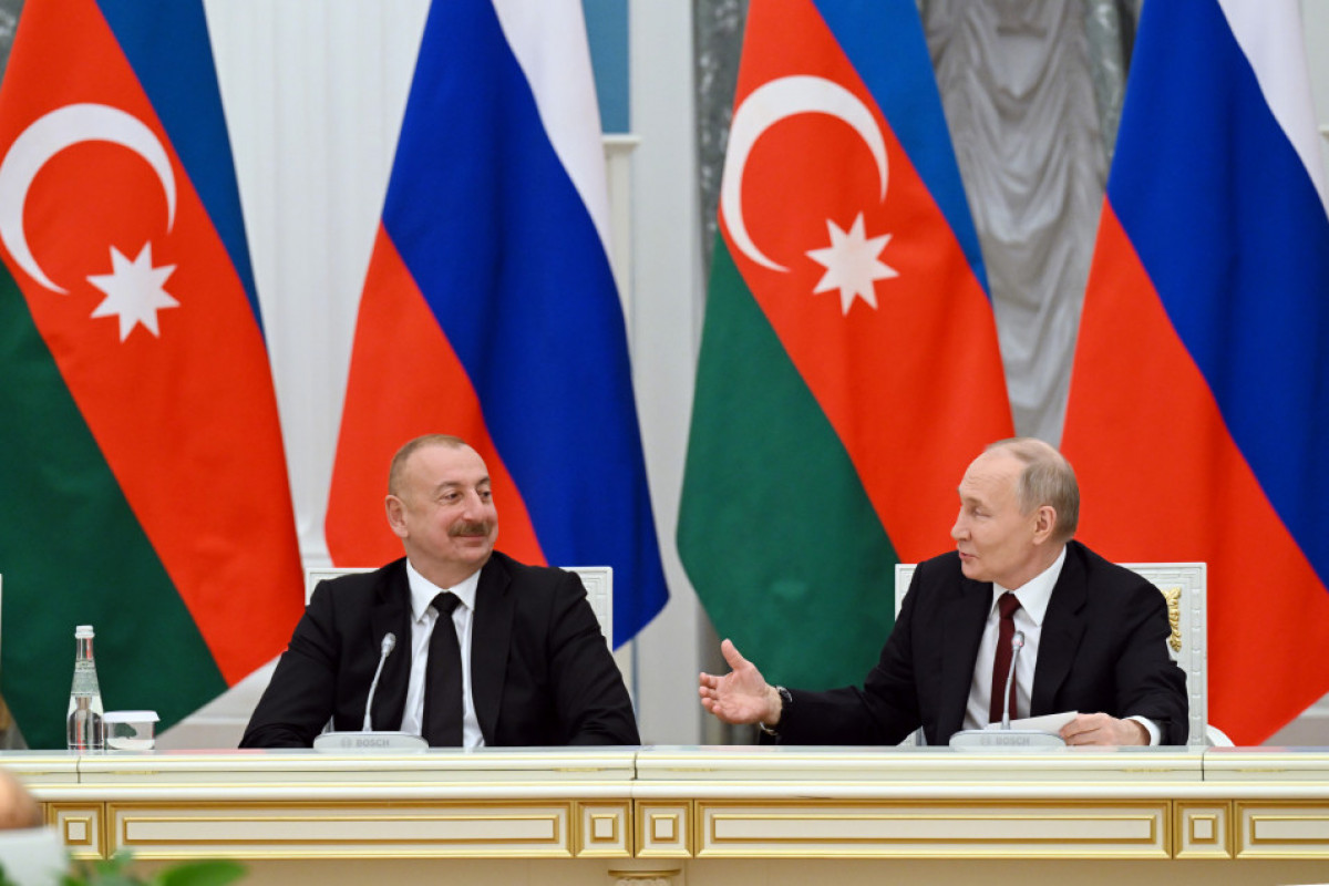 Joint meeting was held between Azerbaijani and Russian Presidents with railway veterans and workers on the occasion of the 50th anniversary of the Baikal-Amur Mainline-UPDATED 