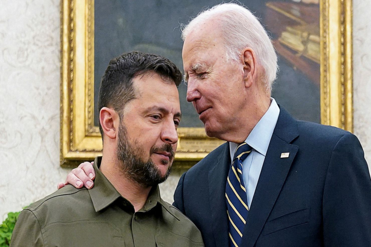 Volodymyr Zelenskyy, Joe Biden
