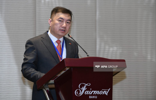 Ding Tao, charge d'affaires of the Chinese Embassy in Azerbaijan