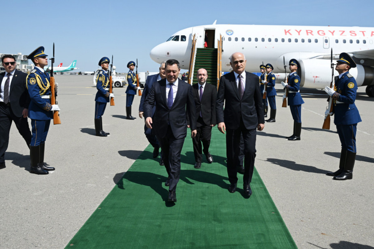Kyrgyz President arrives in Azerbaijan for state visit-UPDATED 