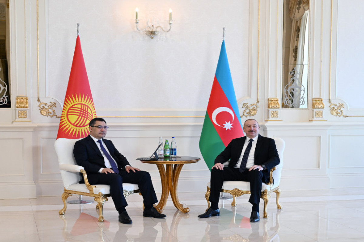 President of Azerbaijan Ilham Aliyev held meeting with President of the Kyrgyz Republic Sadyr Zhaparov in limited format-UPDATED 