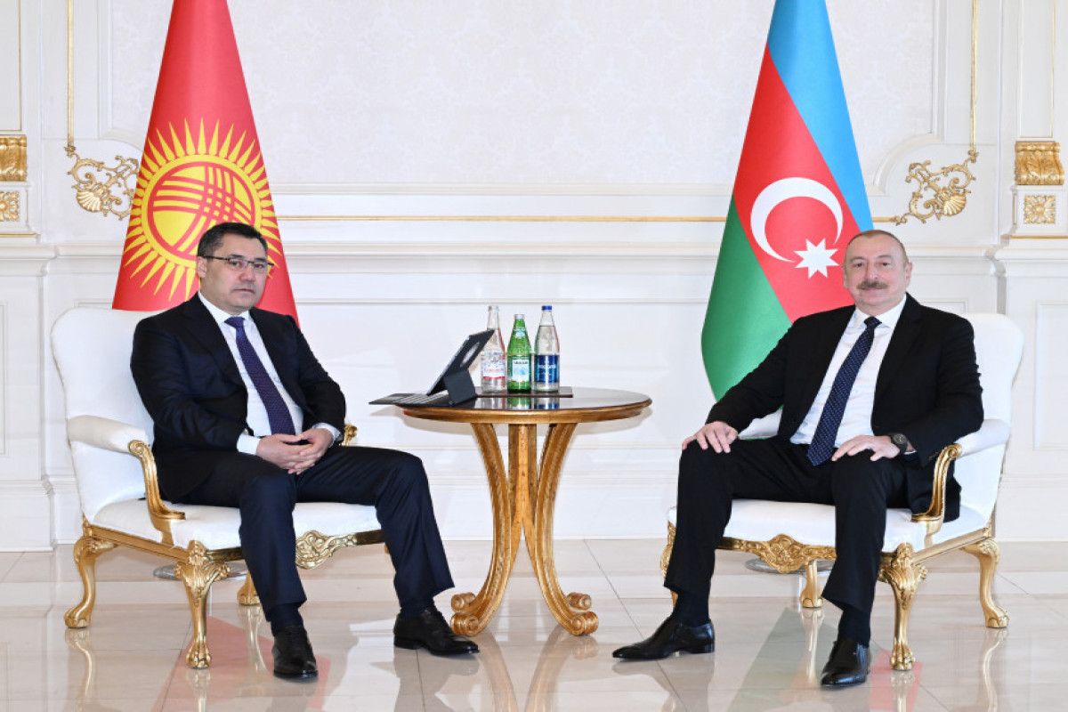 President of Azerbaijan Ilham Aliyev held meeting with President of the Kyrgyz Republic Sadyr Zhaparov in limited format-UPDATED 