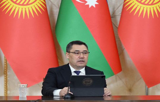 President of Kyrgyzstan Sadyr Zhaparov