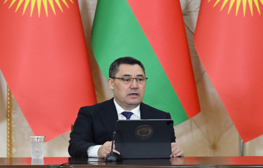 President of Kyrgyzstan Sadyr Zhaparov