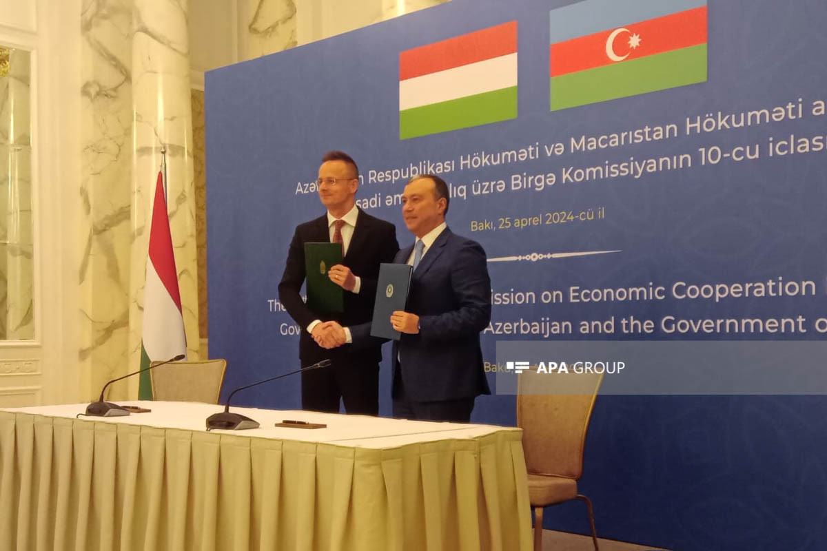 Azerbaijan, Hungary sign Protocol on results of 10th meeting of Joint Intergovernmental Commission