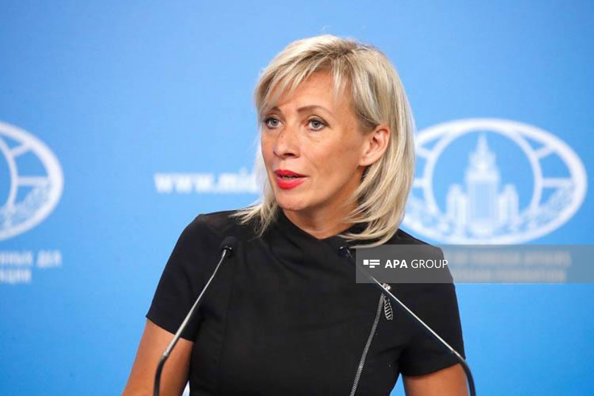 Russian Foreign Ministry spokesperson Maria Zakharova
