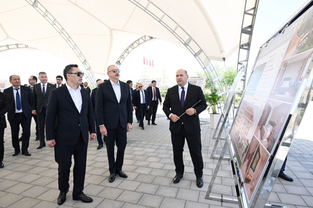 Presidents of Azerbaijan and Kyrgyzstan visited the city of Aghdam-UPDATED 