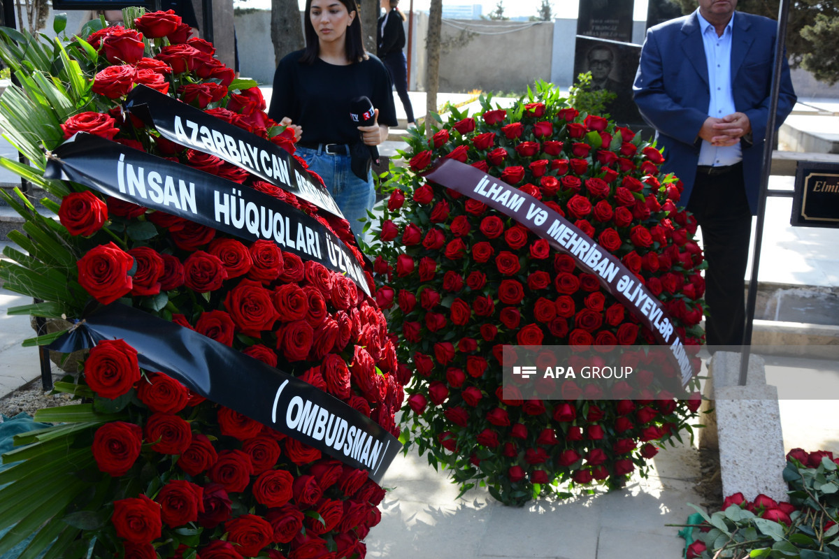 Azerbaijani President and First Lady send wreath to former Ombudsperson Elmira Suleymanova's funeral -UPDATED 