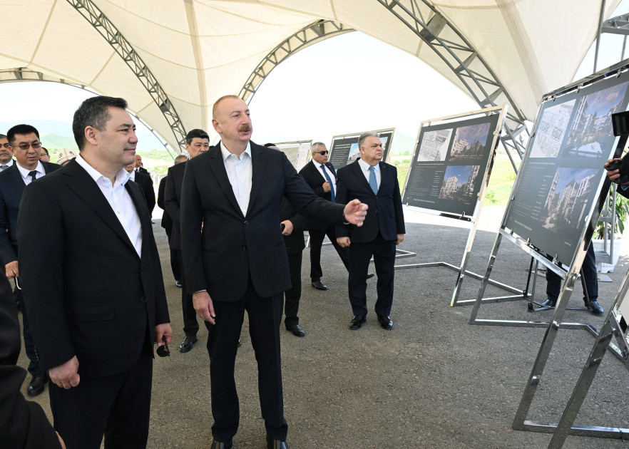Presidents of Azerbaijan and Kyrgyzstan visited devastated areas of Fuzuli city and reviewed the city's master plan-UPDATED - Vimarsana News