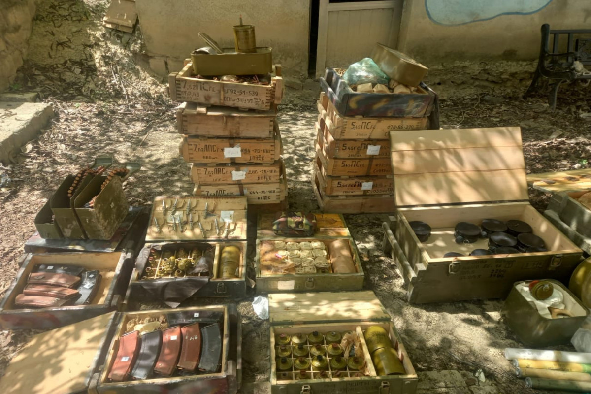 Azerbaijani police discovered explosive devices in Khojavand-PHOTO 