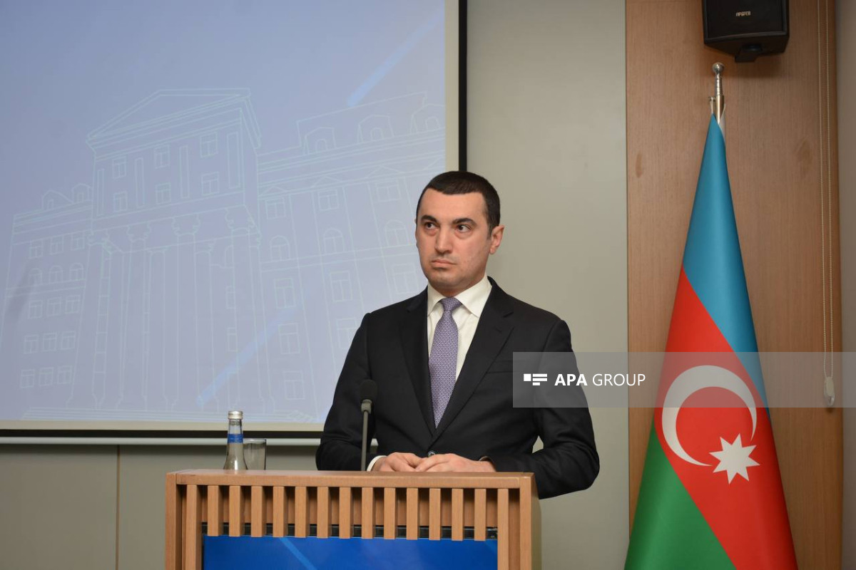 Aykhan Hajizada, Spokesperson of the Ministry of Foreign Affairs of the Republic of Azerbaijan