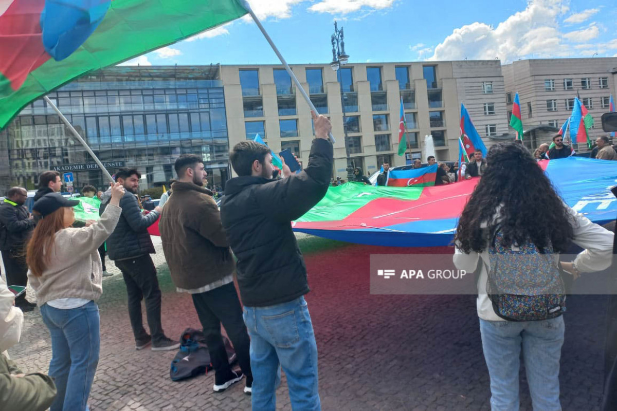 Diaspora activists held rally in support of Azerbaijan in Berlin -<span class="red_color">VIDEO