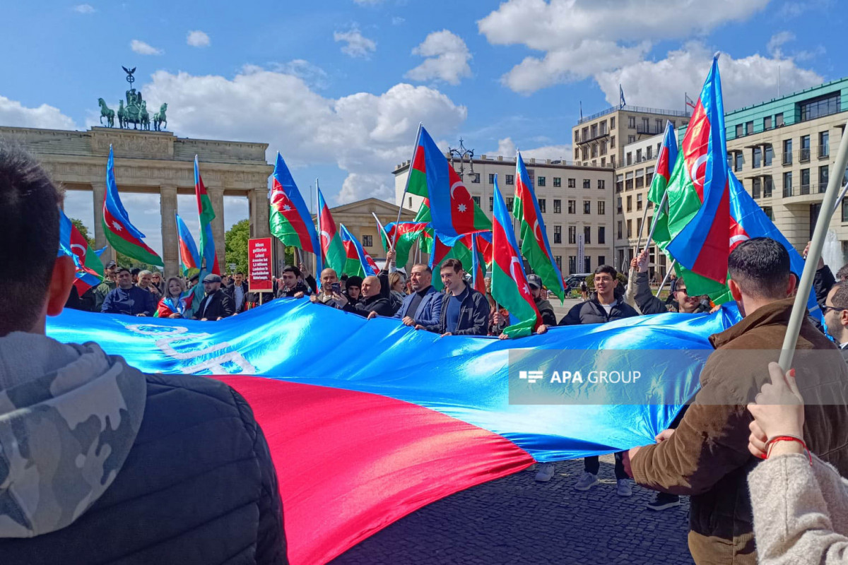 Diaspora activists held rally in support of Azerbaijan in Berlin -VIDEO -PHOTO 
