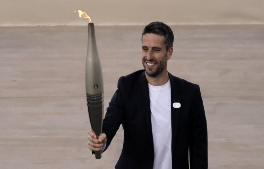 Greece hands over Olympic Flame to Paris 2024 Games organizers