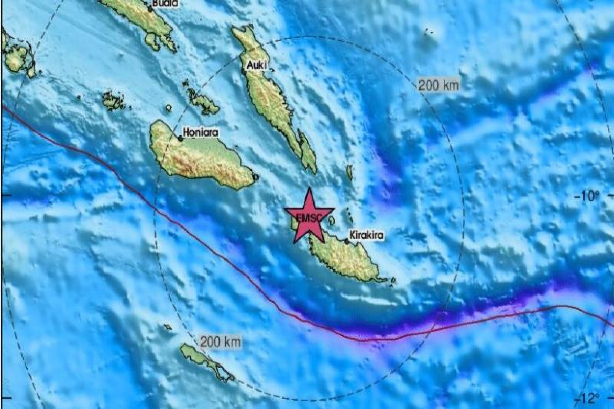 5.3-magnitude earthquake hits Solomon Islands