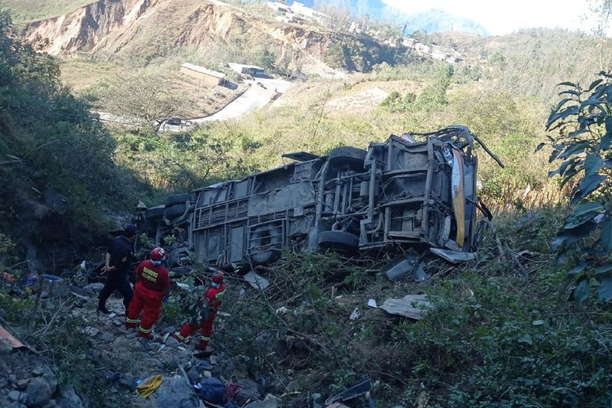 At least 23 die in Peru after bus crashes into river