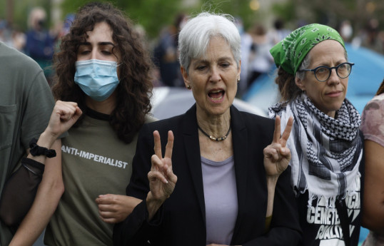 Presidential candidate Jill Stein arrested at pro-Palestinian protest at Washington University