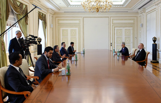 President Ilham Aliyev received President of Senate of Malaysian Parliament-UPDATED 