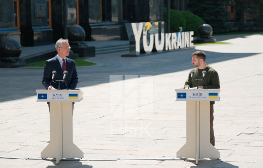 NATO chief, on unannounced Kyiv visit, says arms flows to Ukraine will increase