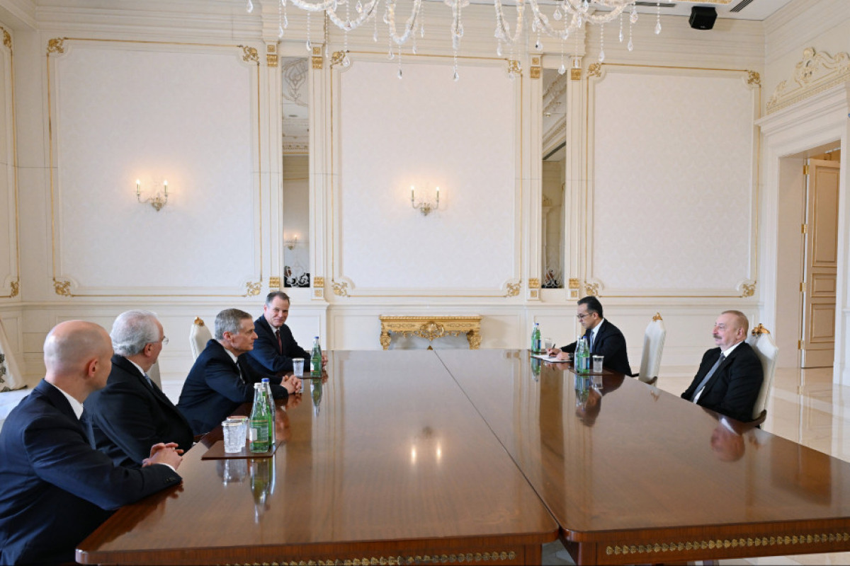President Ilham Aliyev received representatives of U.S. Mormon Church and Stirling Foundation