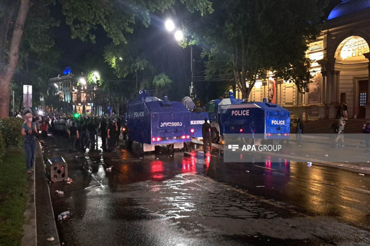 Demonstrations in Tbilisi continue, vehicle movement paralyzed-<span class="red_color">UPDATED-2-<span class="red_color">PHOTO-<span class="red_color">VIDEO