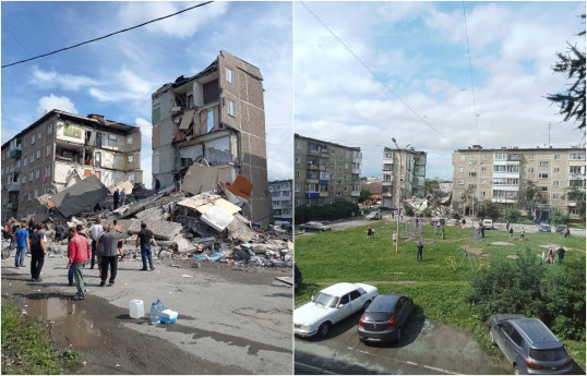 Residential building explosion in Russia injuries three-PHOTO 