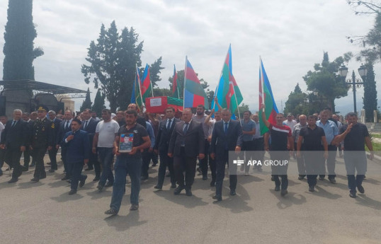 Remains of Surkhay Mammadov, who was martyred in the First Garabagh War, were buried-PHOTO 