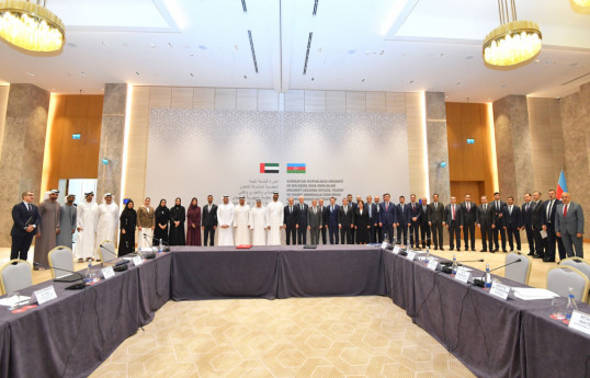 Azerbaijan, UAE hold IX meeting of Joint Intergovernmental Commission in Shusha