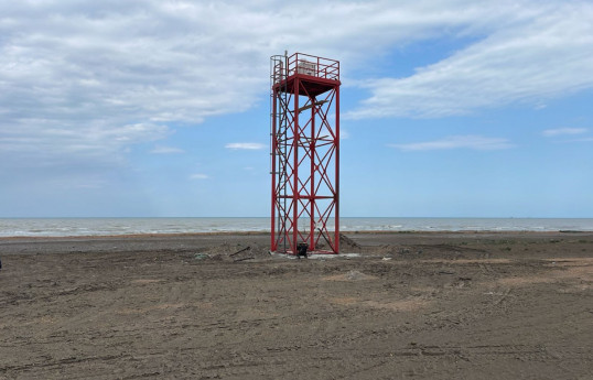 Azerbaijan started measuring wind potential in the relevant area in the sea-PHOTO 