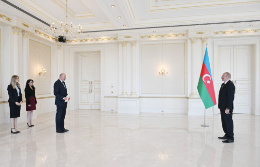 President Ilham Aliyev received credentials of incoming ambassador of Australia to Azerbaijan