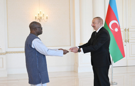 President Ilham Aliyev received credentials of newly appointed ambassador of Burkina Faso to Azerbaijan