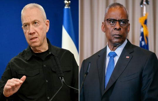 Yoav Gallant, Israeli Defense Minister and Lloyd Austin, U.S. Secretary of Defense