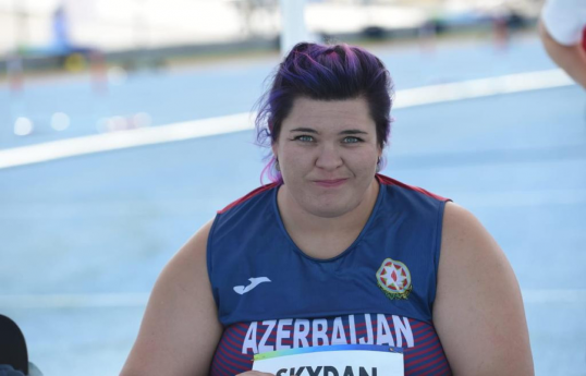 Azerbaijani hammer thrower Hanna Skydan