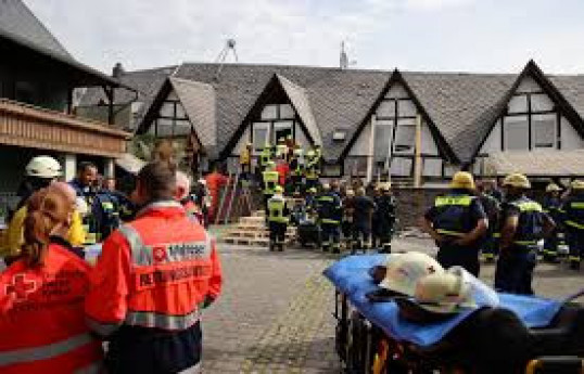 German hotel collapse in Moselle wine valley kills two, one guest still trapped