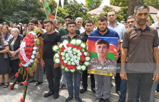 Azerbaijani soldier Farid Mammadov, who went missing in Lachin two years ago, laid to rest in Aghdam-PHOTO 