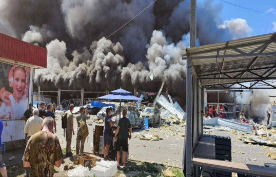 Eleven killed, 37 hurt in Russian strike on supermarket in Ukraine's east-UPDATED 