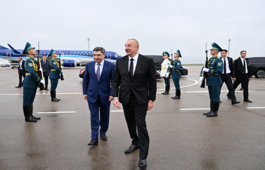 Ilham Aliyev completed his visit to Kazakhstan