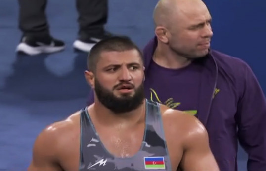 Azerbaijani athlete Giorgi Meshvildishvili
