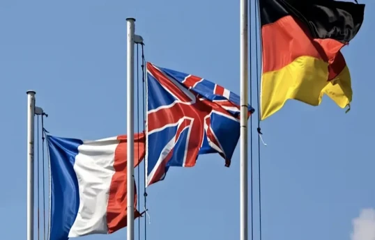 France, Germany and the UK urge Iran and its allies to 'refrain from attacks'