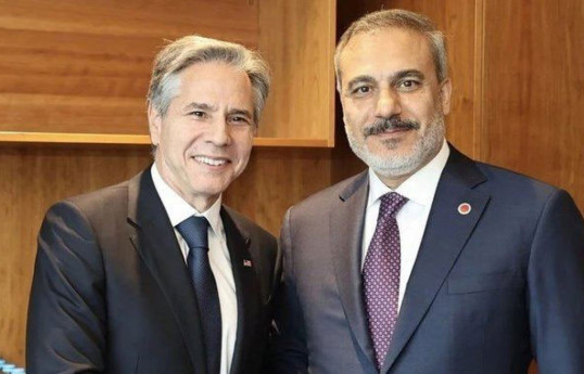 Turkish FM  held phone conversation with U.S. Secretary of State