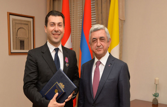 Serzh Sargsyan's diplomat son-in-law is accused of causing 350 million dollars of damage to the state