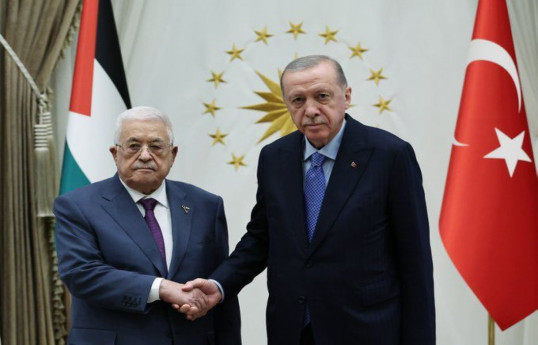 Mahmoud Abbas, Recep Tayyip Erdogan