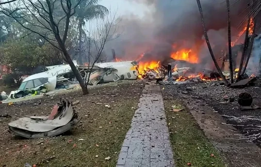 5 dead after small plane crashes in Brazil's Amazon rainforest