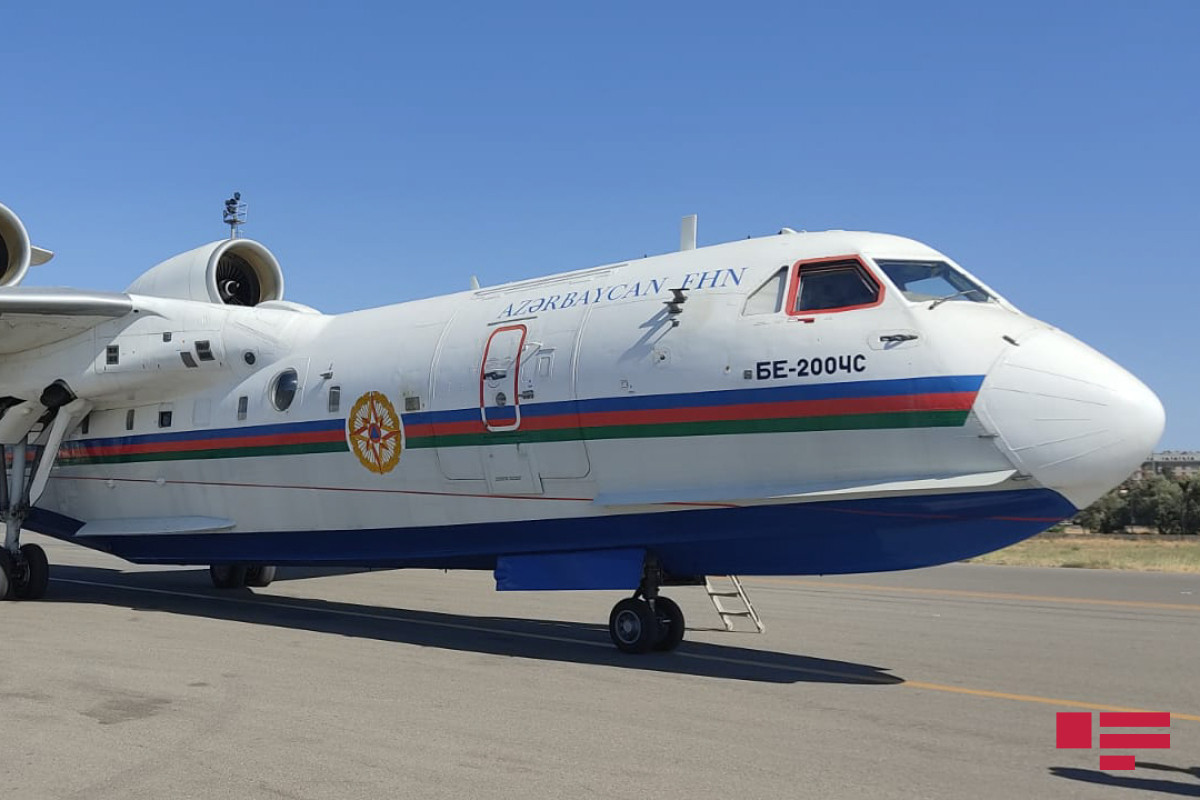 Azerbaijan’s amphibious aircraft continues to combat forest fires in Türkiye-VIDEO 