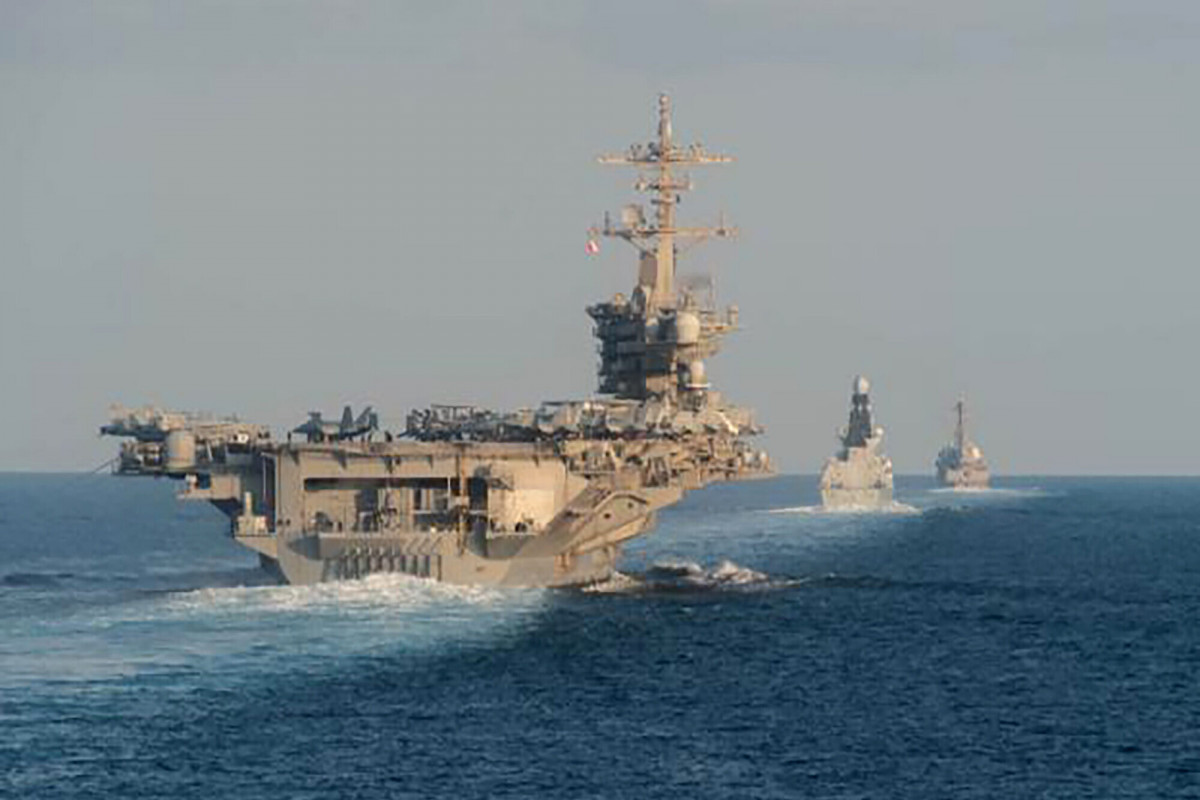 US aircraft carrier Abraham Lincoln arrives in Middle East