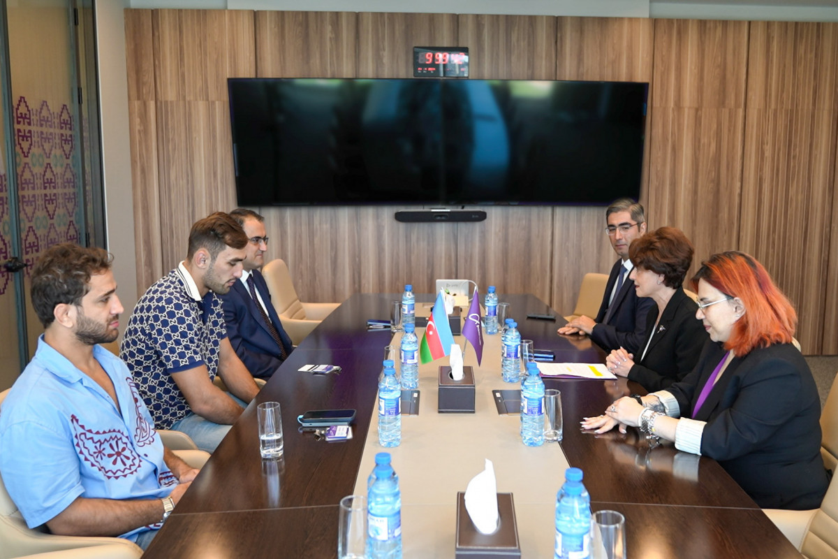 Azercell met with Olympic champions